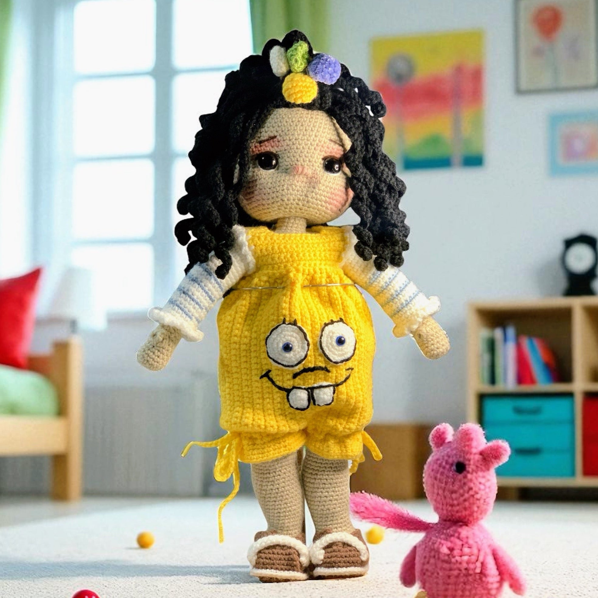 Tall crotchet dolls